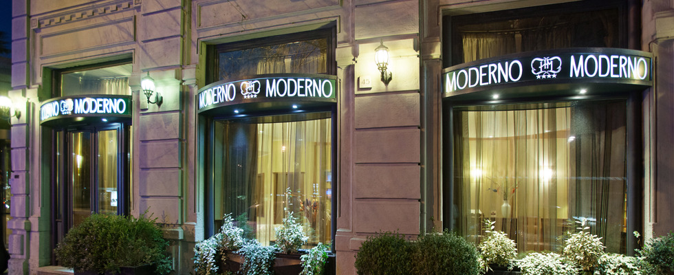 Hotel Moderno Павия Экстерьер фото